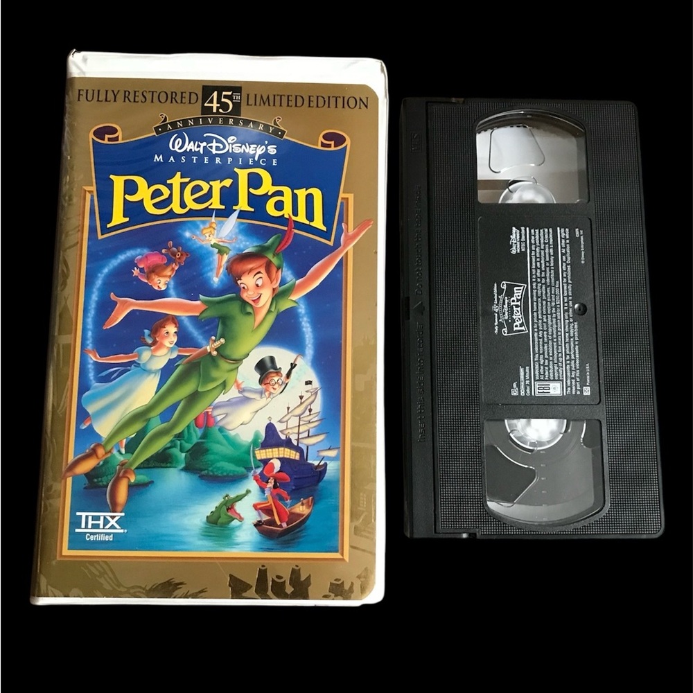 Disney Peter Pan VHS Tape